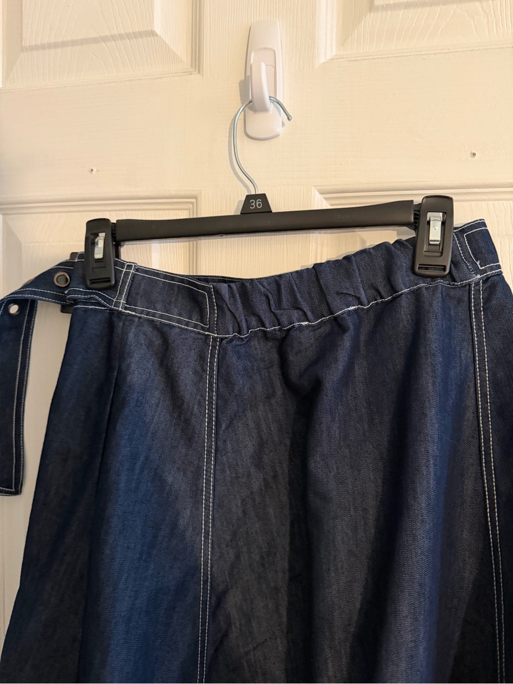 Pilcro Blue Denim A-Line Skirt - Picture 5 of 5